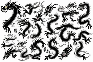 haku dragon tattoo idea
