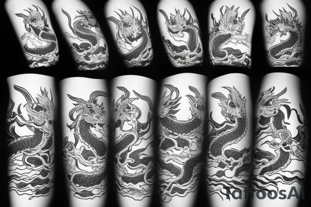 haku dragon tattoo idea