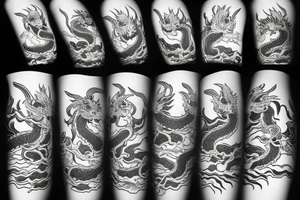 haku dragon tattoo idea