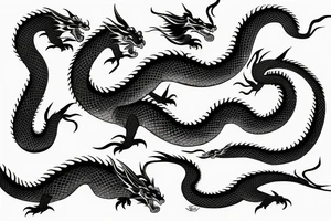 haku dragon tattoo idea