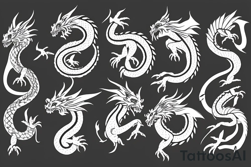 haku dragon tattoo idea