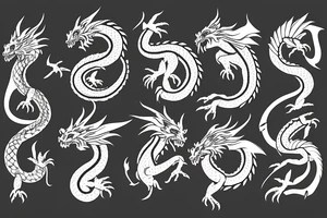 haku dragon tattoo idea