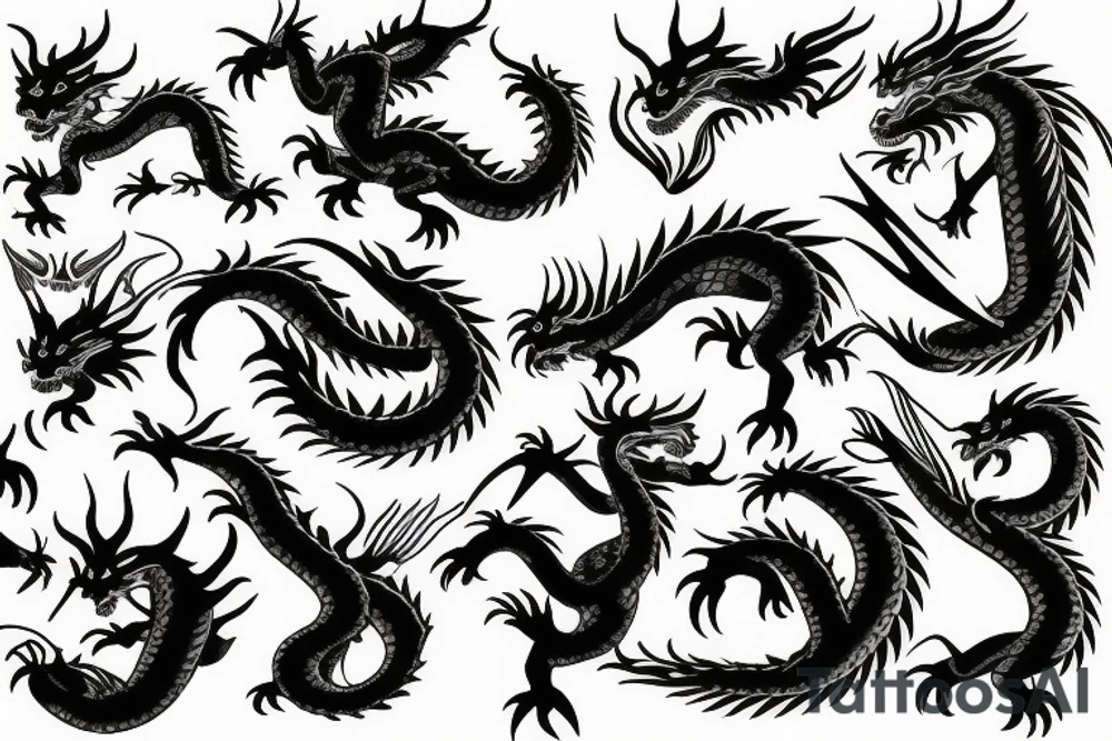 haku dragon tattoo idea