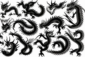 haku dragon tattoo idea