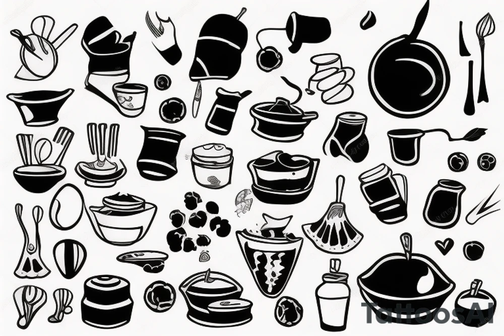 Kitchen tattoo idea