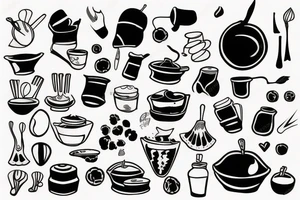 Kitchen tattoo idea