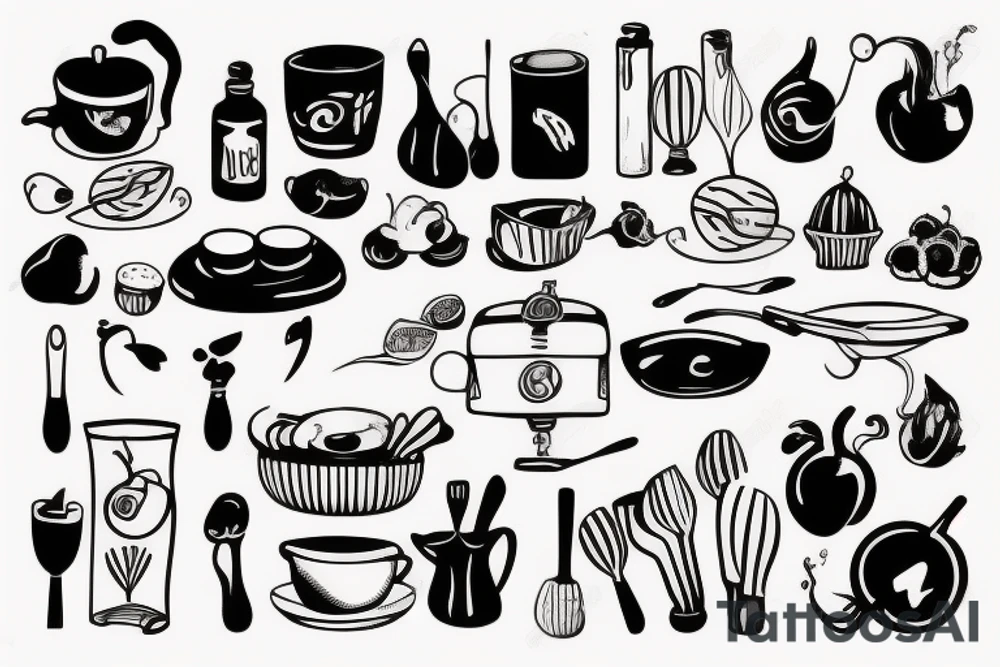 Kitchen tattoo idea