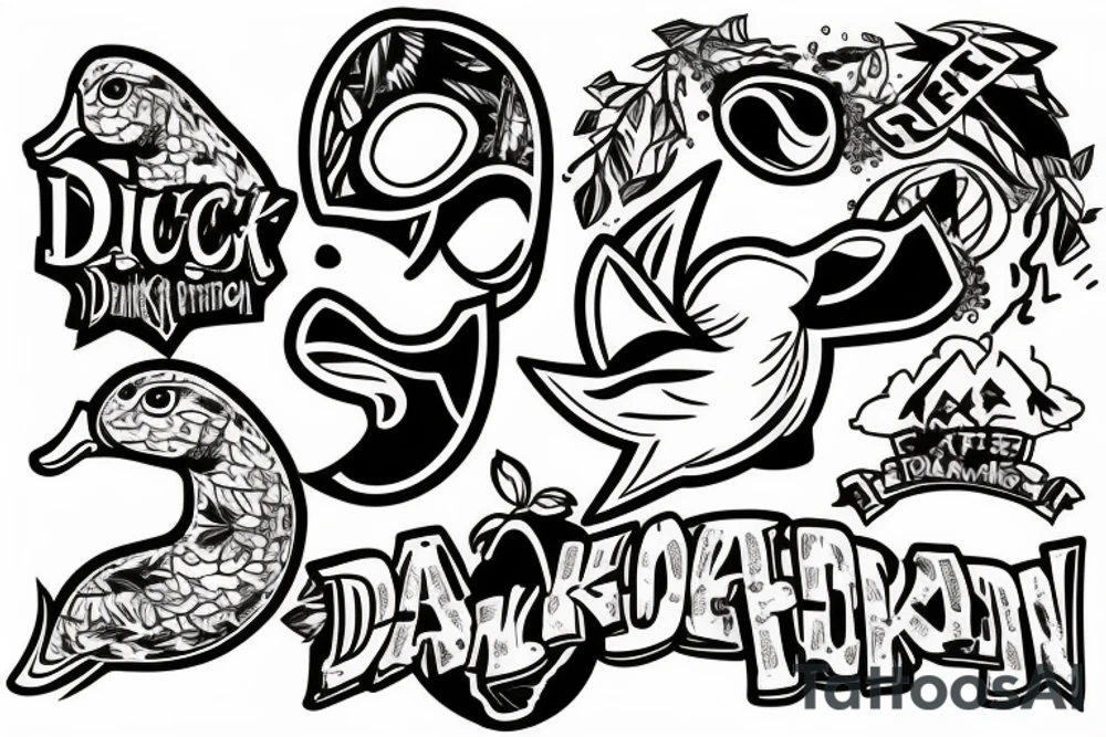 Duck hunting tattoo idea
