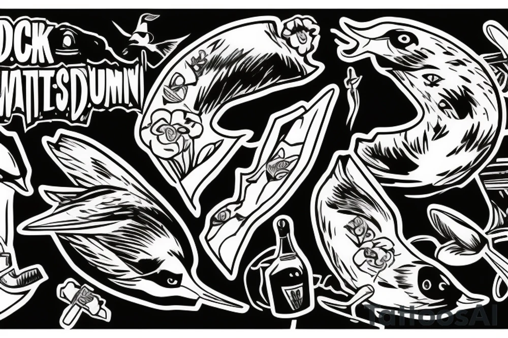 Duck hunting tattoo idea
