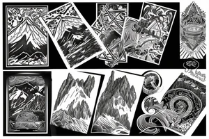 Mountain tattoo idea