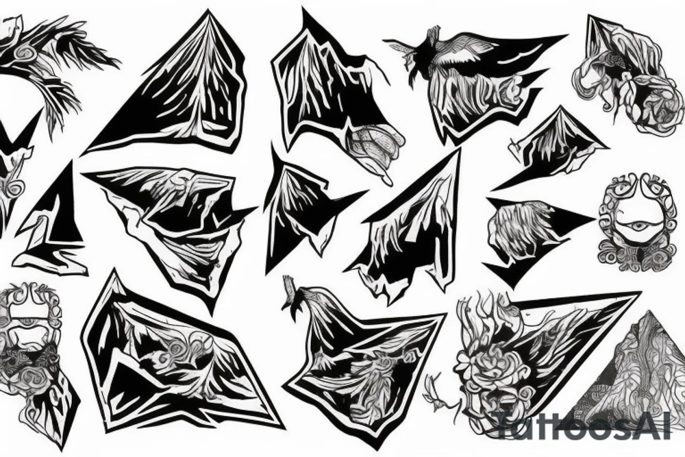 Mountain tattoo idea