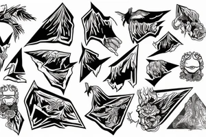 Mountain tattoo idea