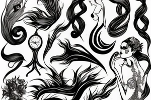 A seductive siren tattoo idea