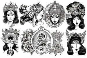 Female God tattoo idea