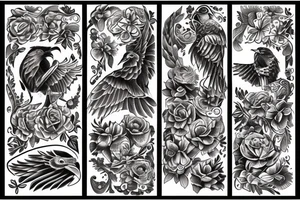 american eagle tattoo idea