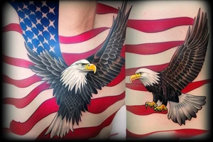 american bald eagle tattoo idea