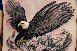 american bald eagle tattoo idea