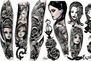 Alice in wonderland tattoo idea