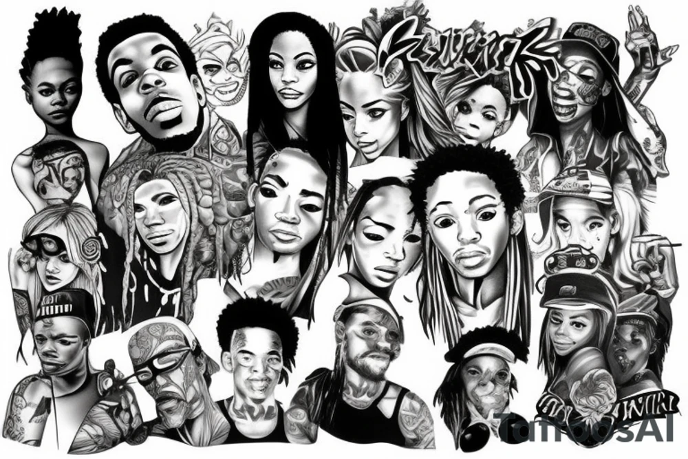 Riley the boondocks tattoo idea
