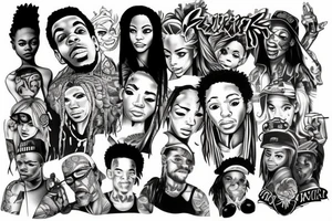 Riley the boondocks tattoo idea