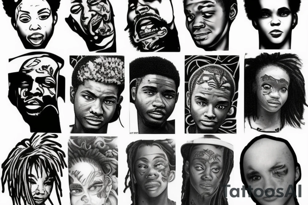 Riley the boondocks tattoo idea