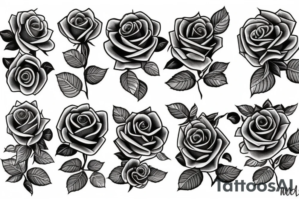 Rose evolution into an alien tattoo idea