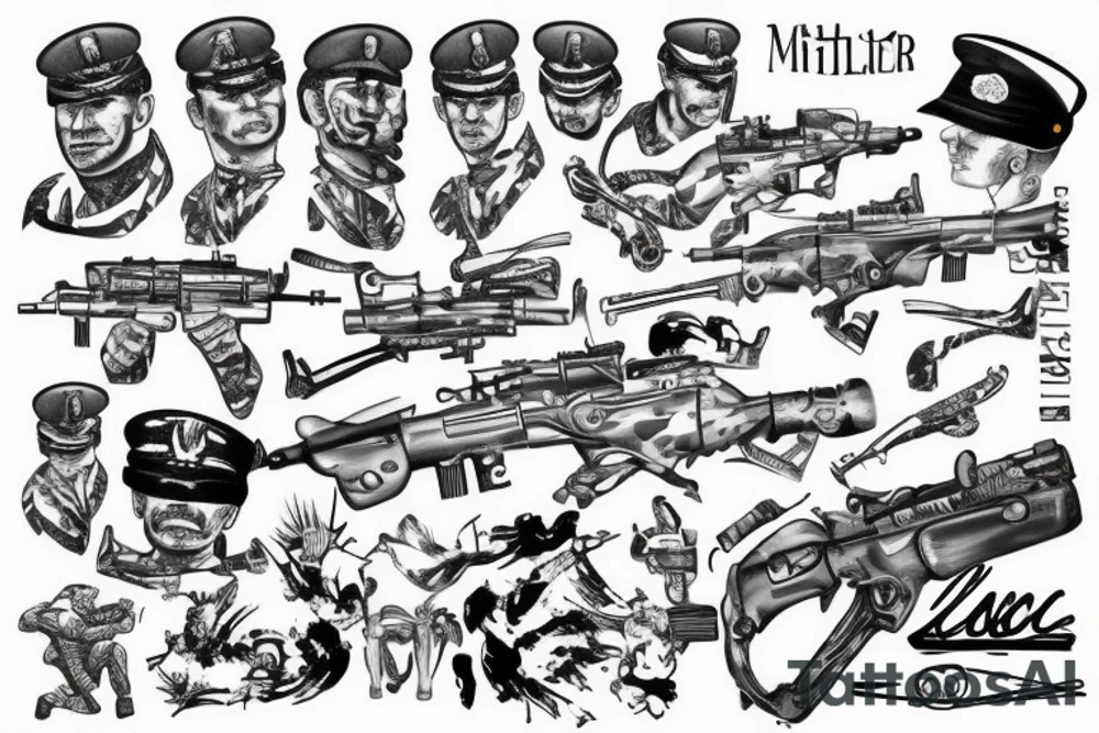 Military tattoo brother tattoo idea