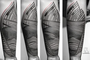 A fineline tattoo for a men on the arm. Something with traveling, sun, Being happy, tattoo idea