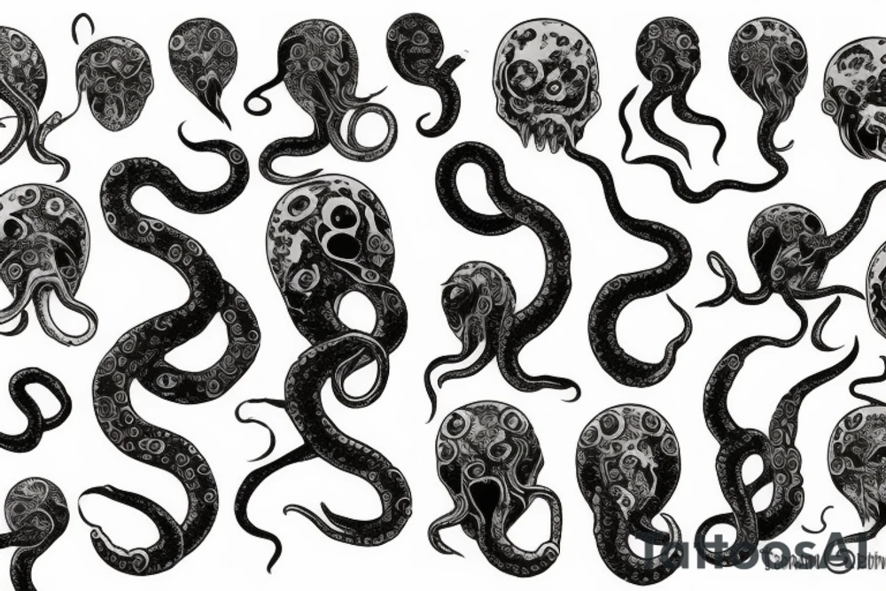Tentacle Horror tattoo idea
