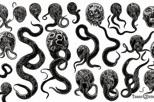 Tentacle Horror tattoo idea