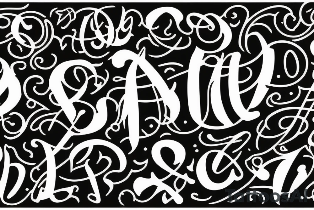 JV monogram tattoo idea