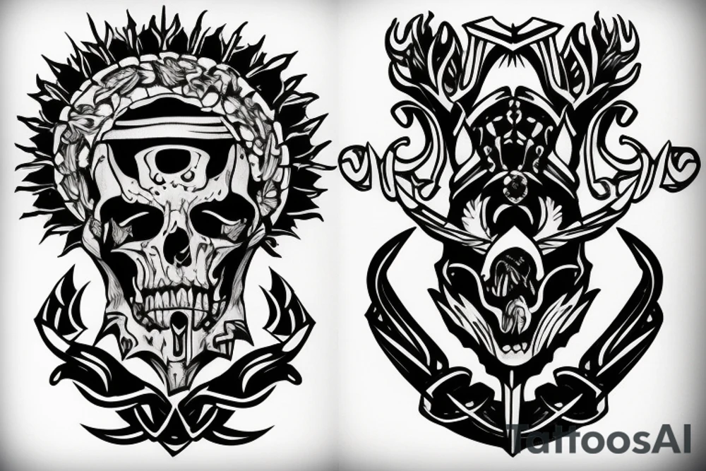 Three swords tattoo idea