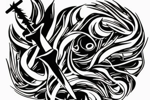 Three swords tattoo idea