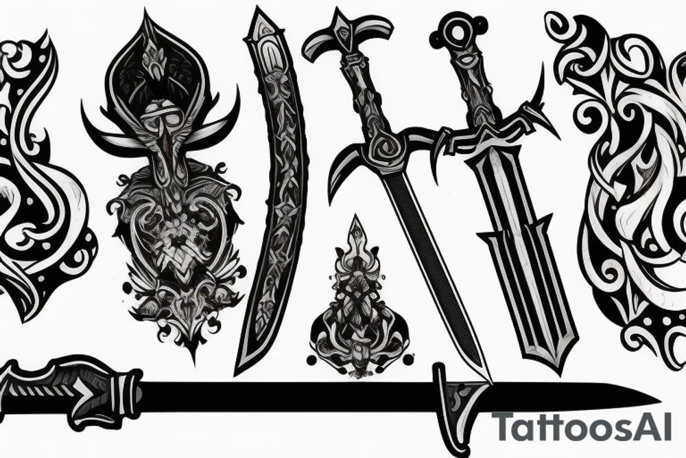 Sword tattoo idea