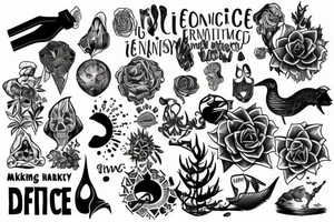 making a difference in humanity and the environment tattoo idea