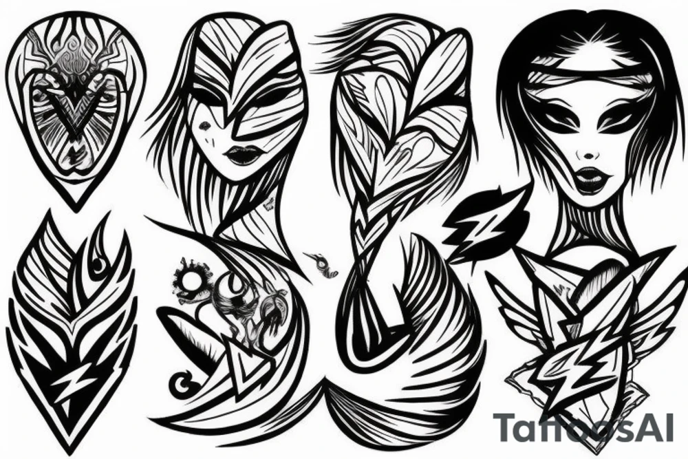 Lightning tattoo idea