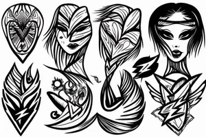 Lightning tattoo idea
