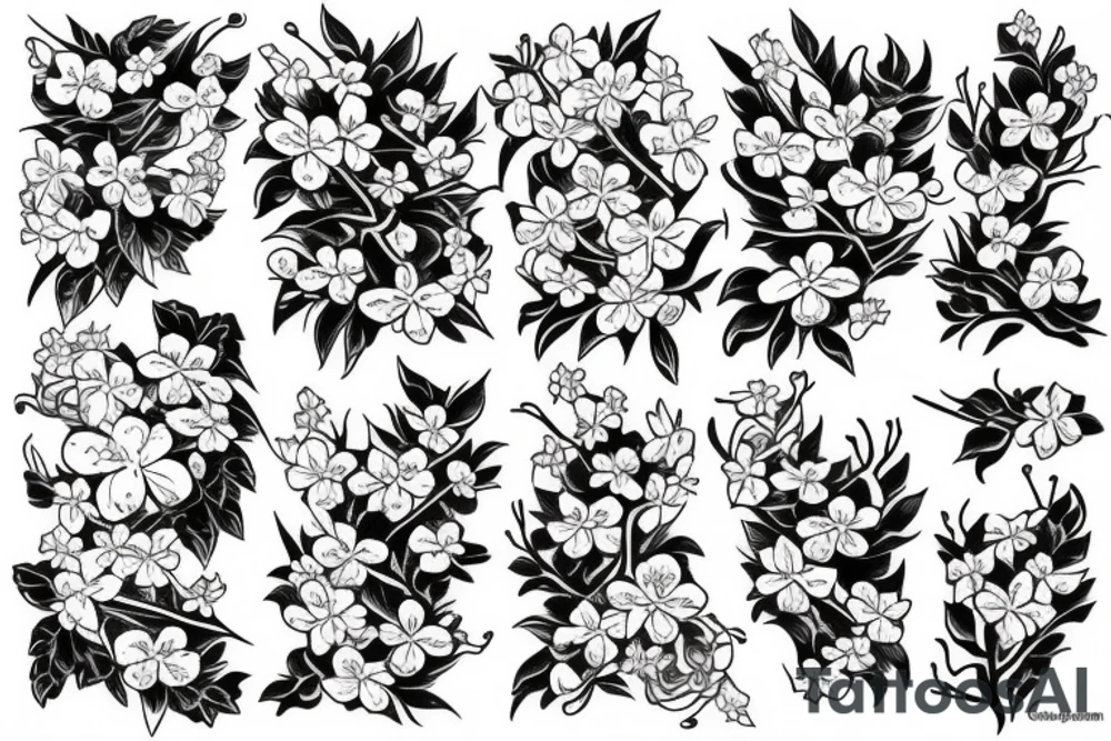 cherry blossom tattoo idea