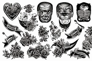 classic men tattoo idea