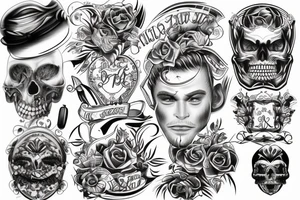 classic men tattoo idea