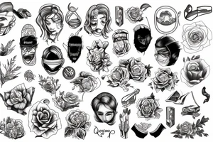 Running person tattoo idea