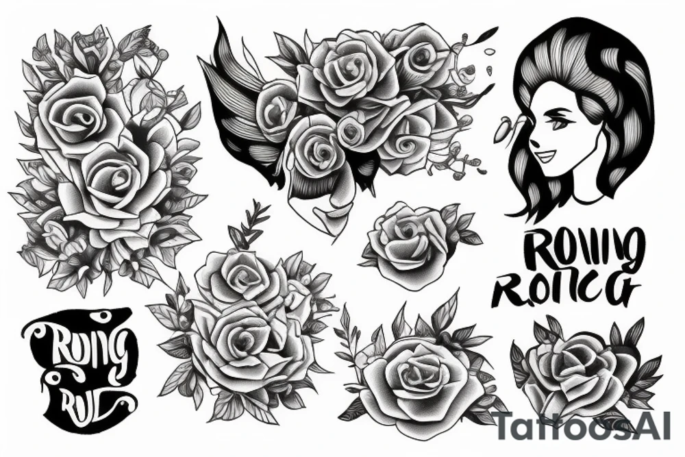 Running person tattoo idea