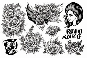 Running person tattoo idea