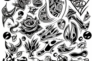 person running tattoo idea