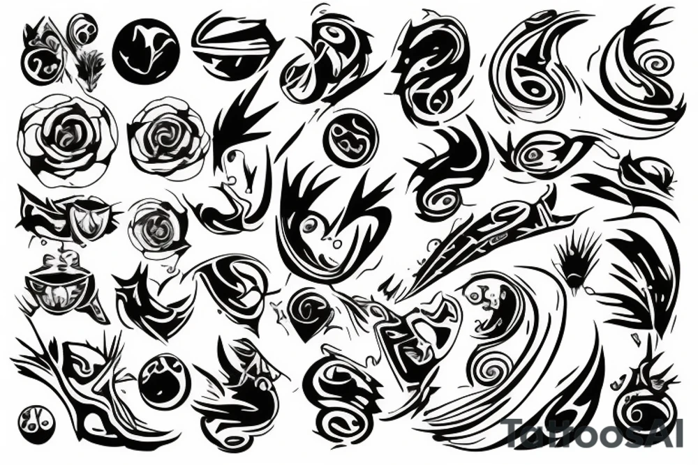 person running tattoo idea