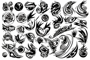 person running tattoo idea