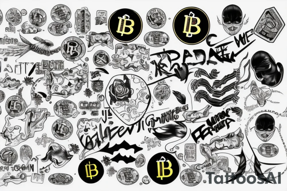 trading stocks or bitcoin, trading charts
arm sleve tattoo idea
