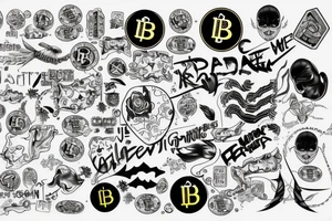 trading stocks or bitcoin, trading charts
arm sleve tattoo idea