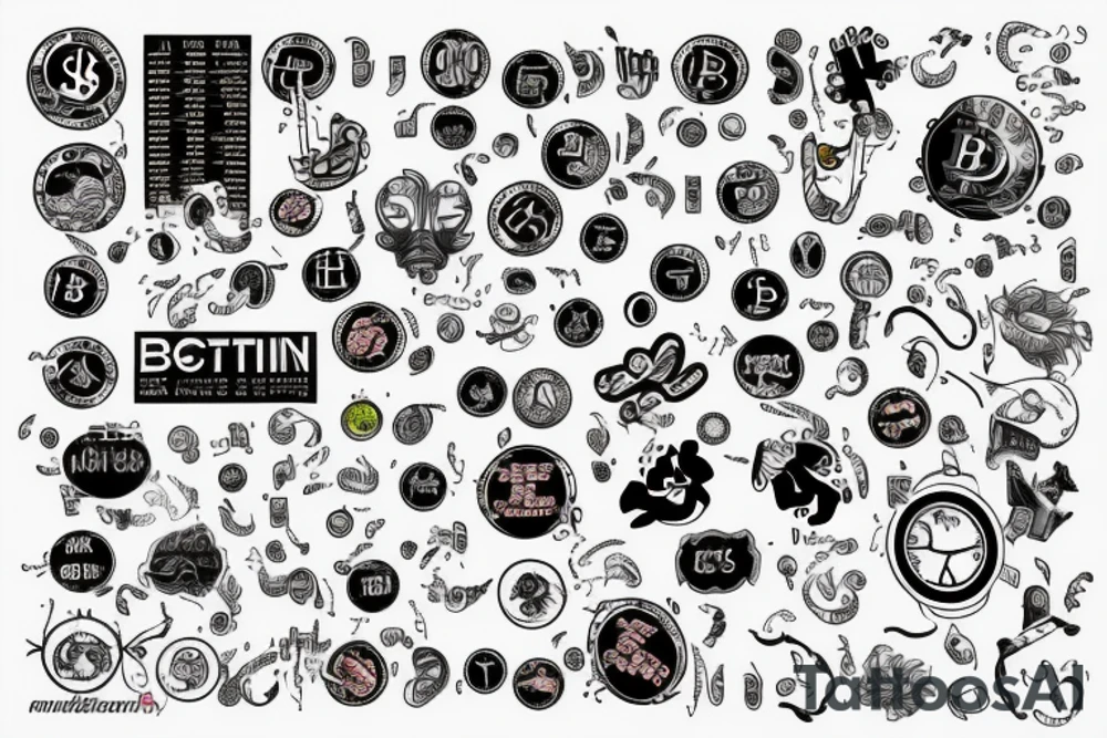 trading stocks or bitcoin, trading charts
arm sleve tattoo idea
