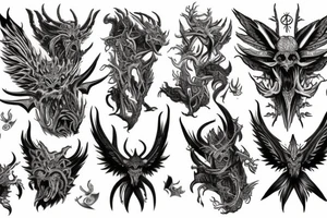 kralkatorrik mordremoth jormag soo-won primordus Zhaitan tattoo idea
